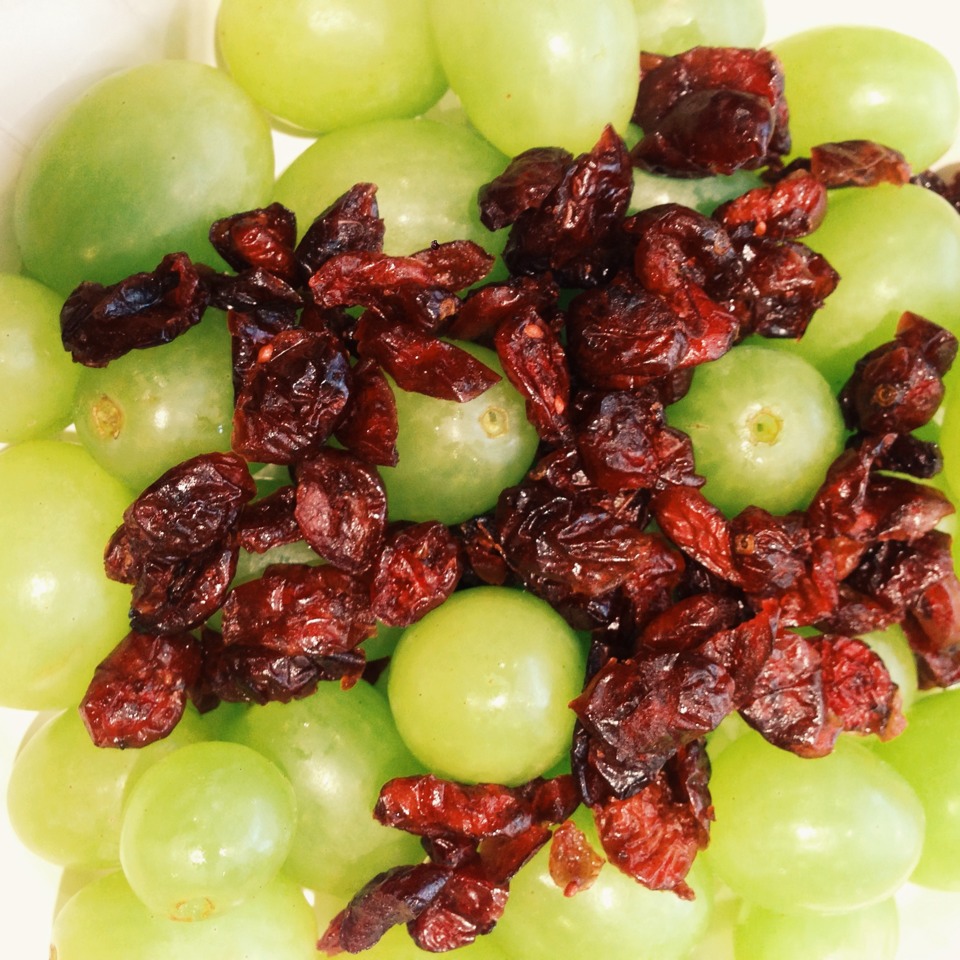 grapes and cranberries