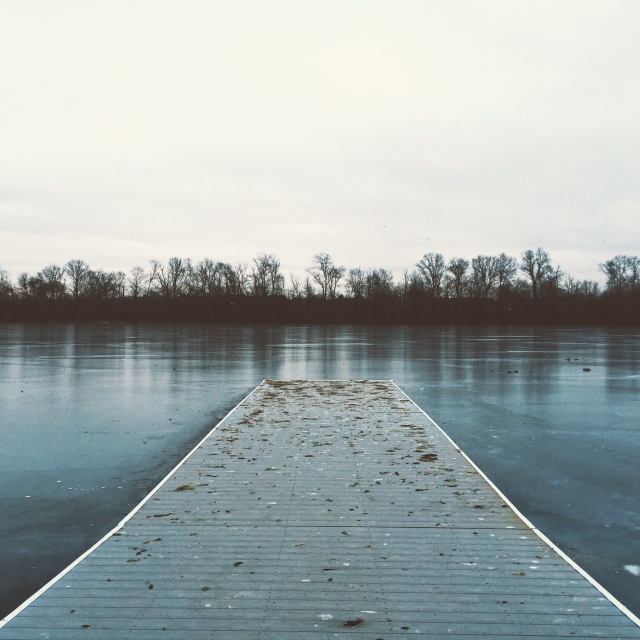 Carnegie Lake, Winter, Frozen