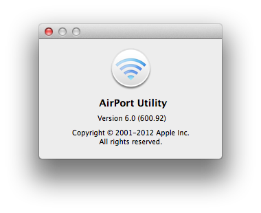 AirPort Utility 6.0 Released
