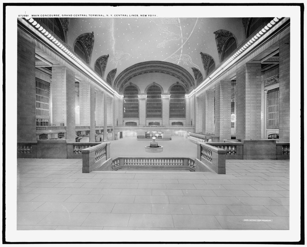 Main concourse, Grand Central Terminal, N.Y. Central Lines, New York