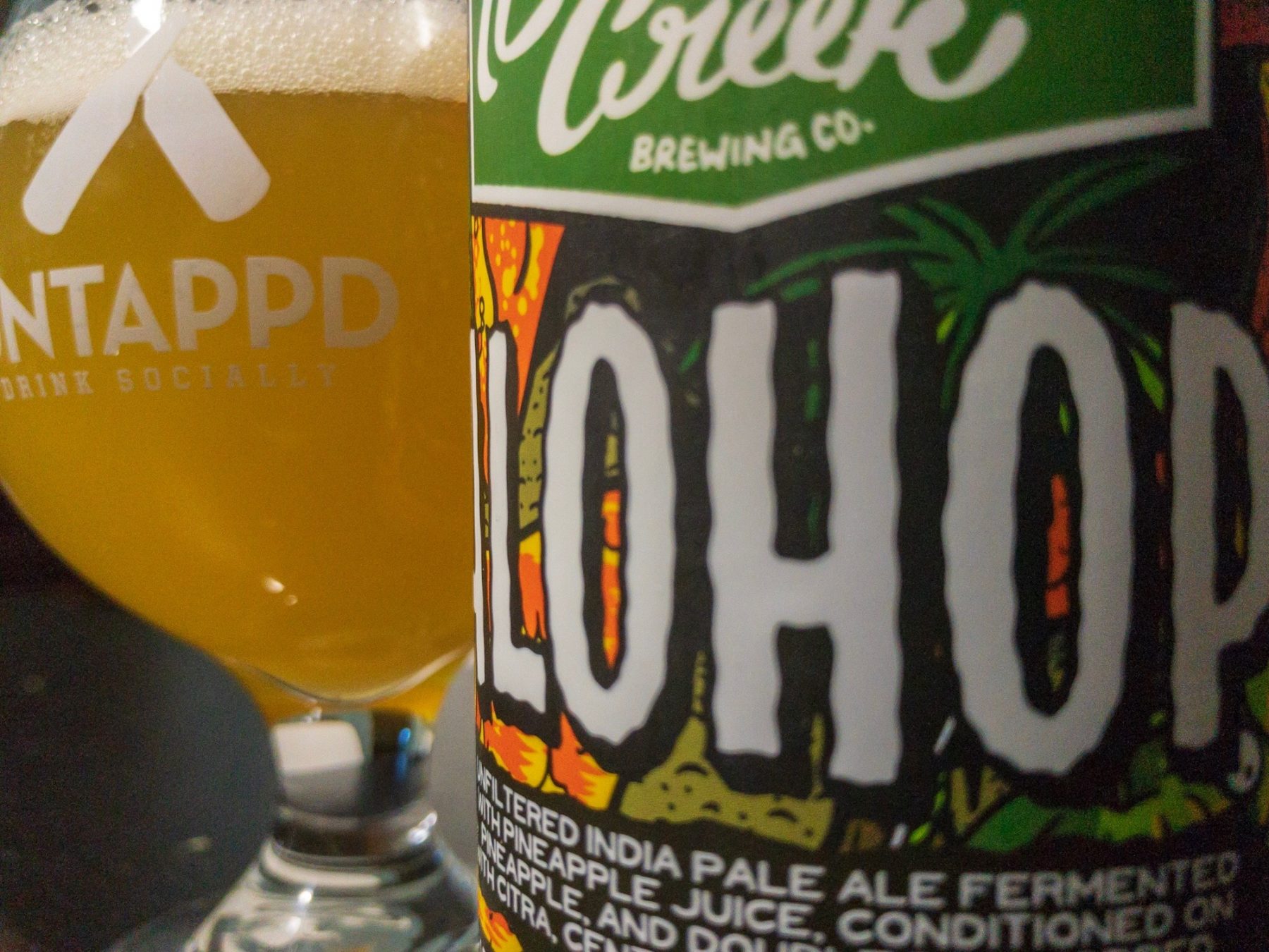 Neshaminy Creek Brewing Company 's Alohop Pineapple IPA