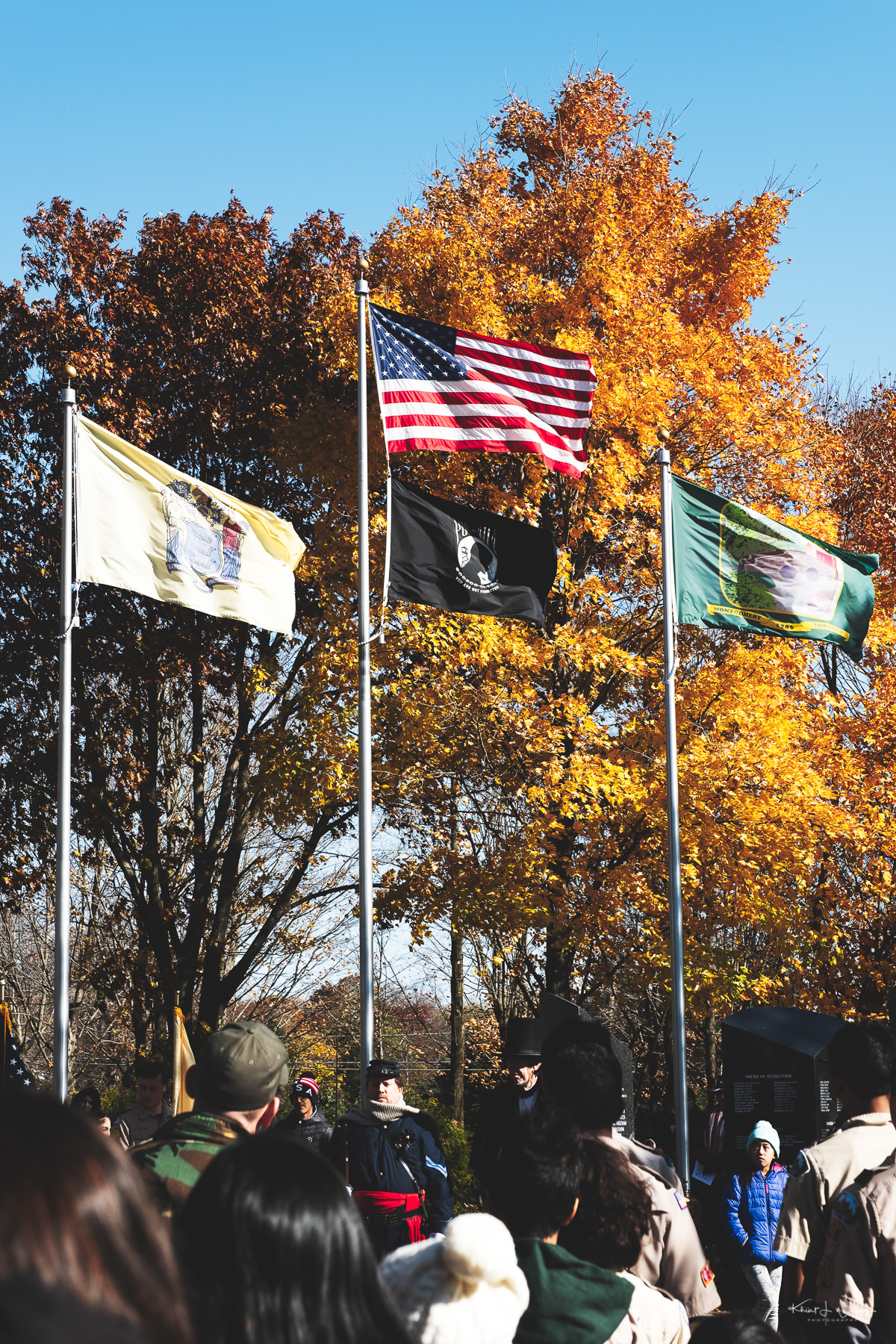 Veterans Day Observance at the Montgomery Township Veterans Memorial