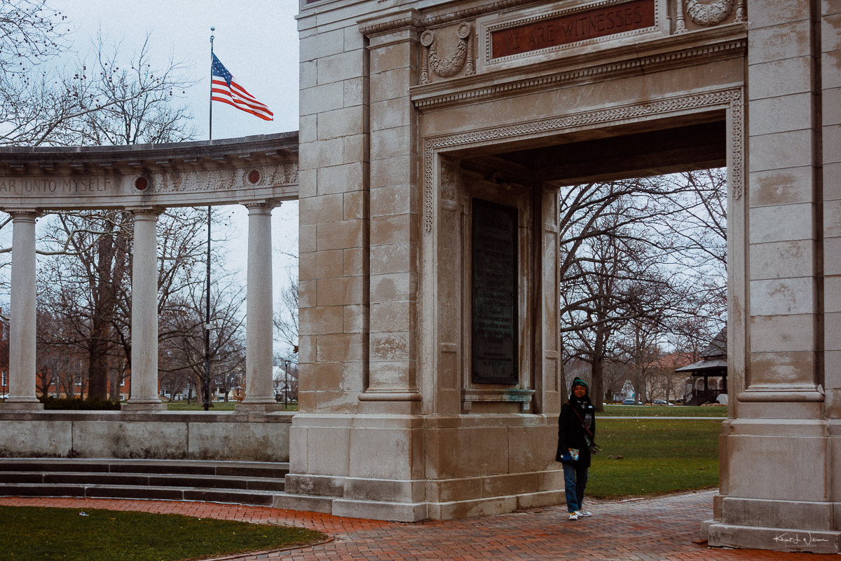The Memorial Arch in Tappan Square