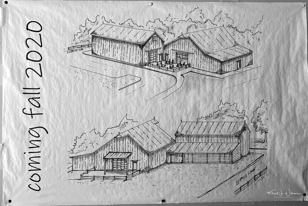 iPhone 11 Pro 365: Day 142: Sketch of Flounder Brewing's future location.