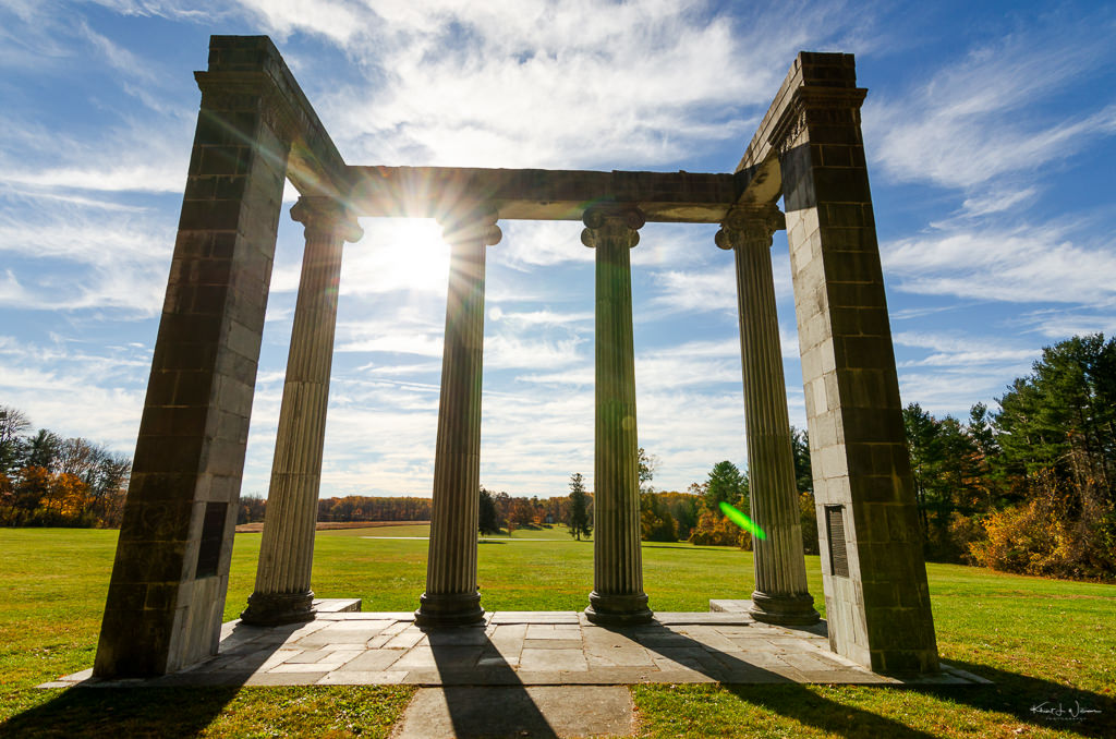 History, Princeton, Princeton Battlefield Park, Colonnade