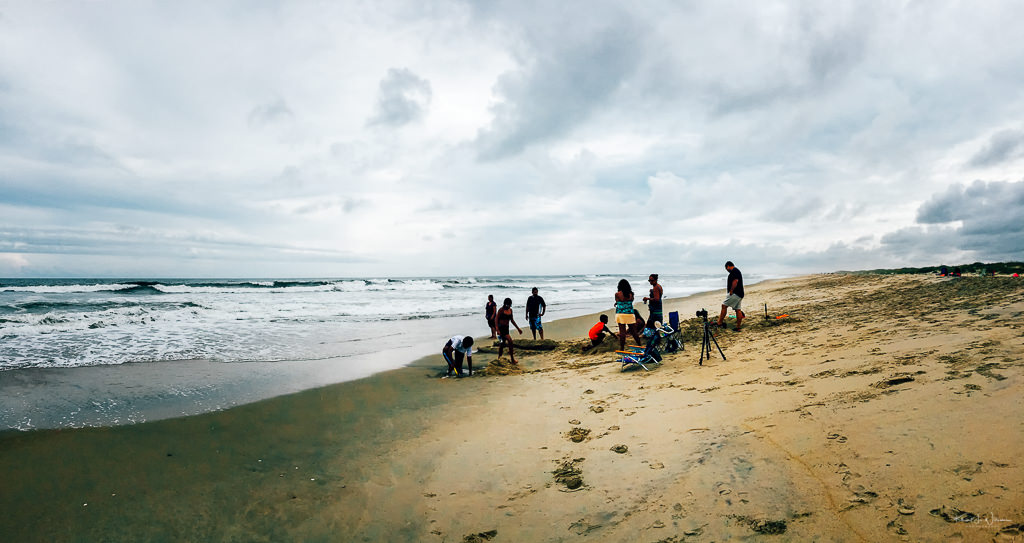 people in the beach in Salvo, Outer Banks