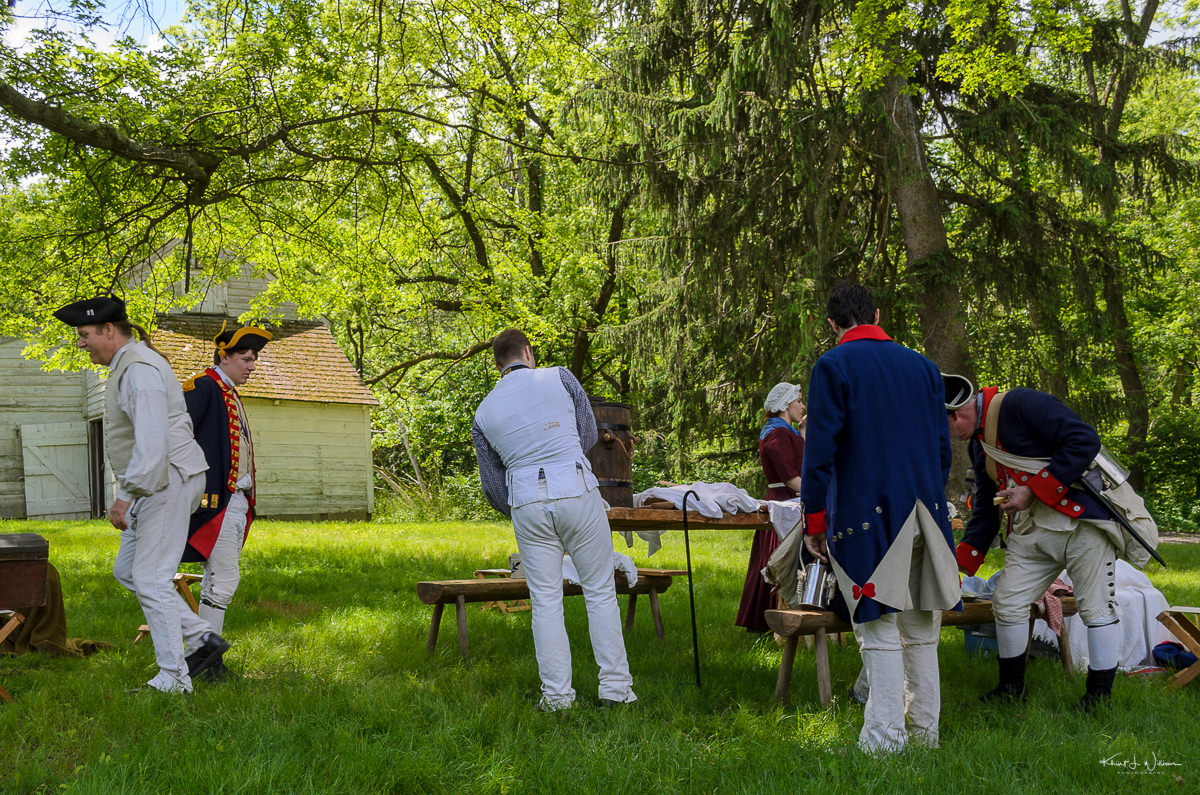 Princeton Battlefield Park, Revolutionary Re-enactment