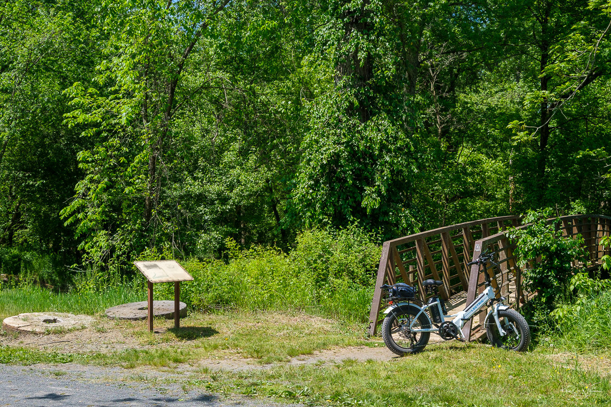 Bicycle Ride, Delaware & Raritan Canal Park Trail, e-Bike, Griggstown